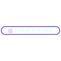 para iphone logo on a black background
